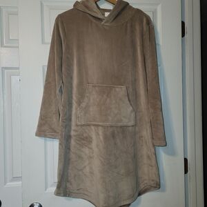 Softies By Paddi Murphy Hooded Velour‎ Nightie Lounger Women's Size S/M